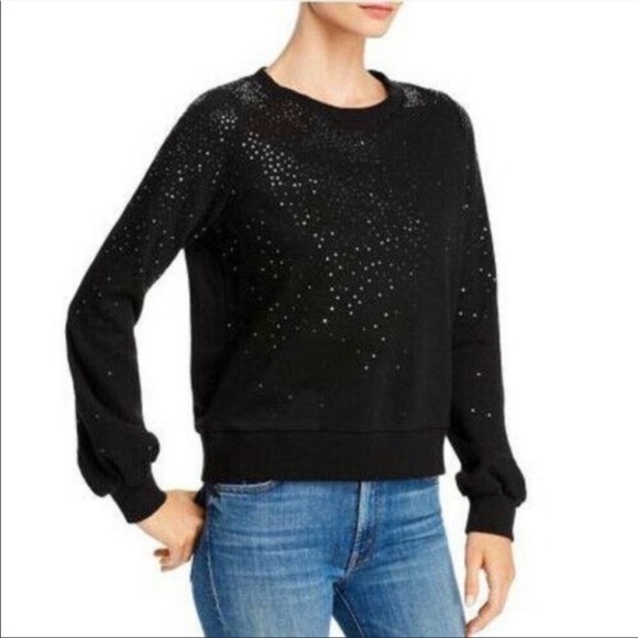 Generation Love Sequin Susan Pullover Sweatshirt Cotton Polyester Blend NWOT - Picture 1 of 6
